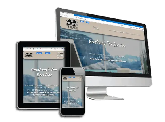 Gresham's Tax Service website