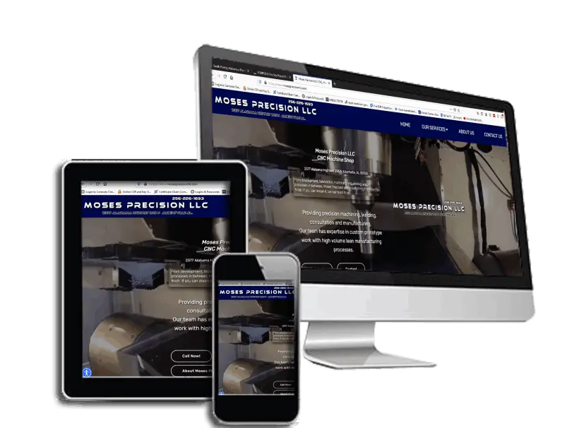 Moses Precision CNC website