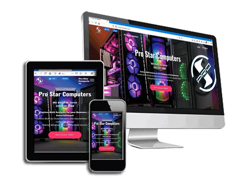 Pro Star Computers website