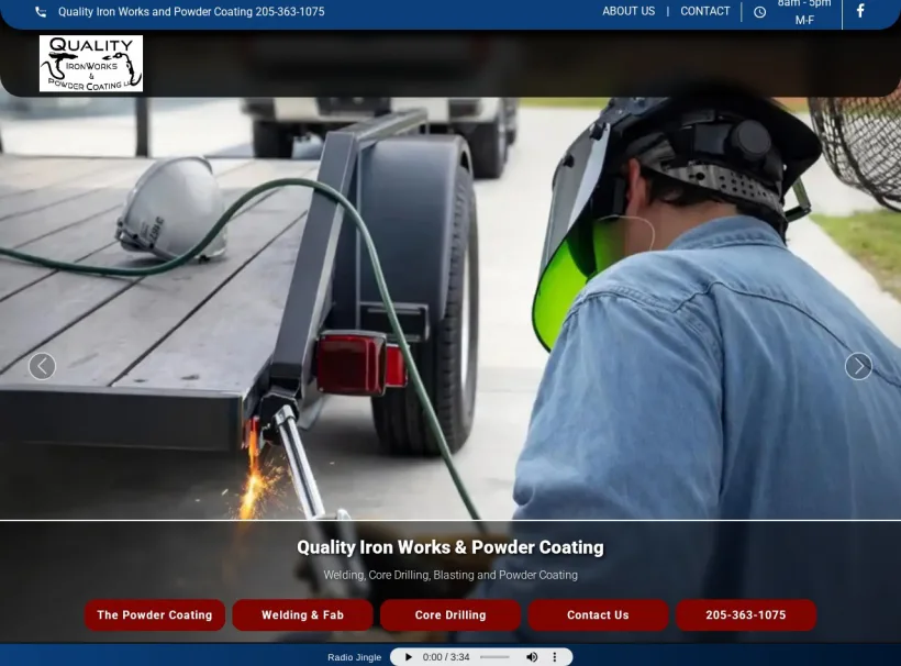 Quality Powder Coatingllc website